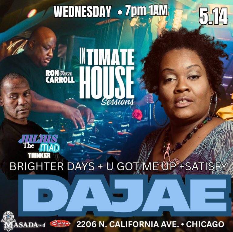 Ron Carroll, Julios The Mad Thinker and Dajae performing live at Masada Nightclub
