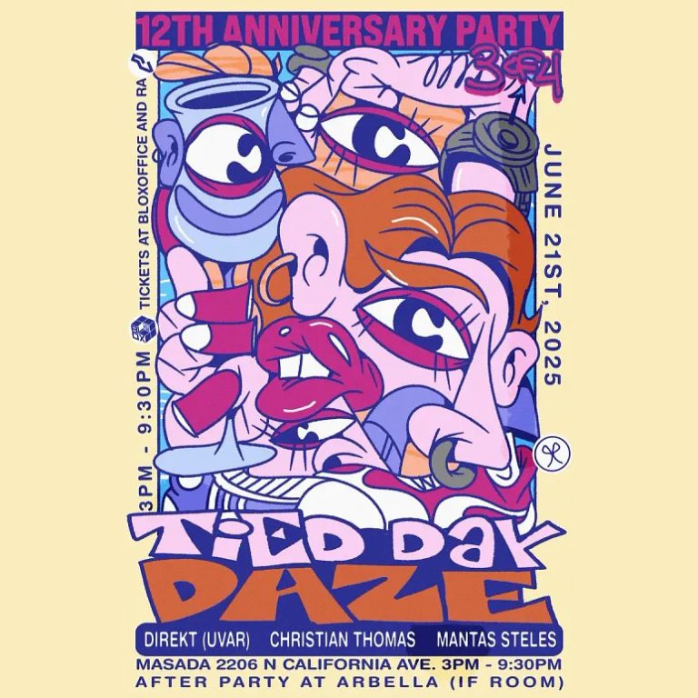 Tied 12 Year Anniversary Part 3: Day Daze at Masada Nightclub