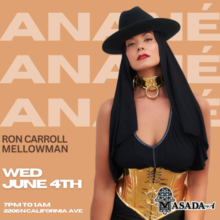 Anane performing live at Masada Nightclub