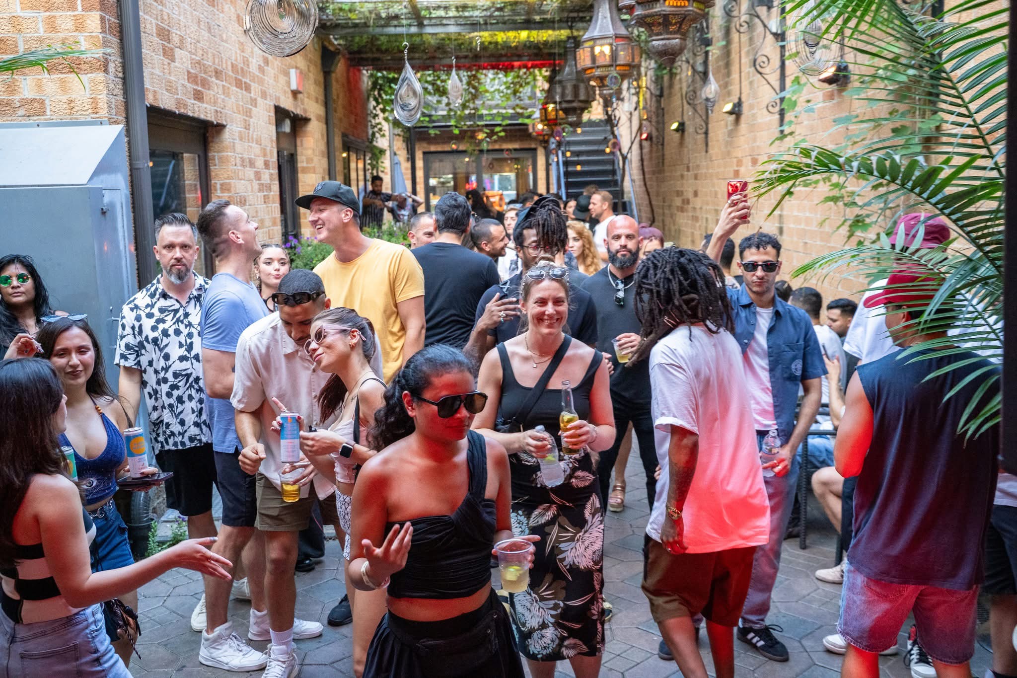 Courtyard Party at Masada Nightclub Chicago IL