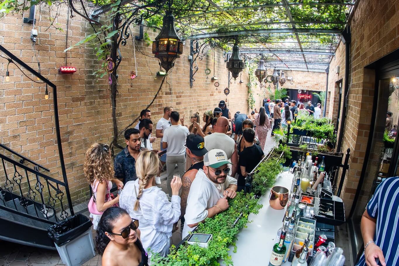 Courtyard Party at Masada Nightclub Chicago