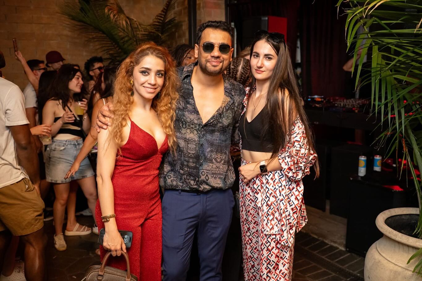 Daytime Courtyard Celebration at Masada Nightclub
