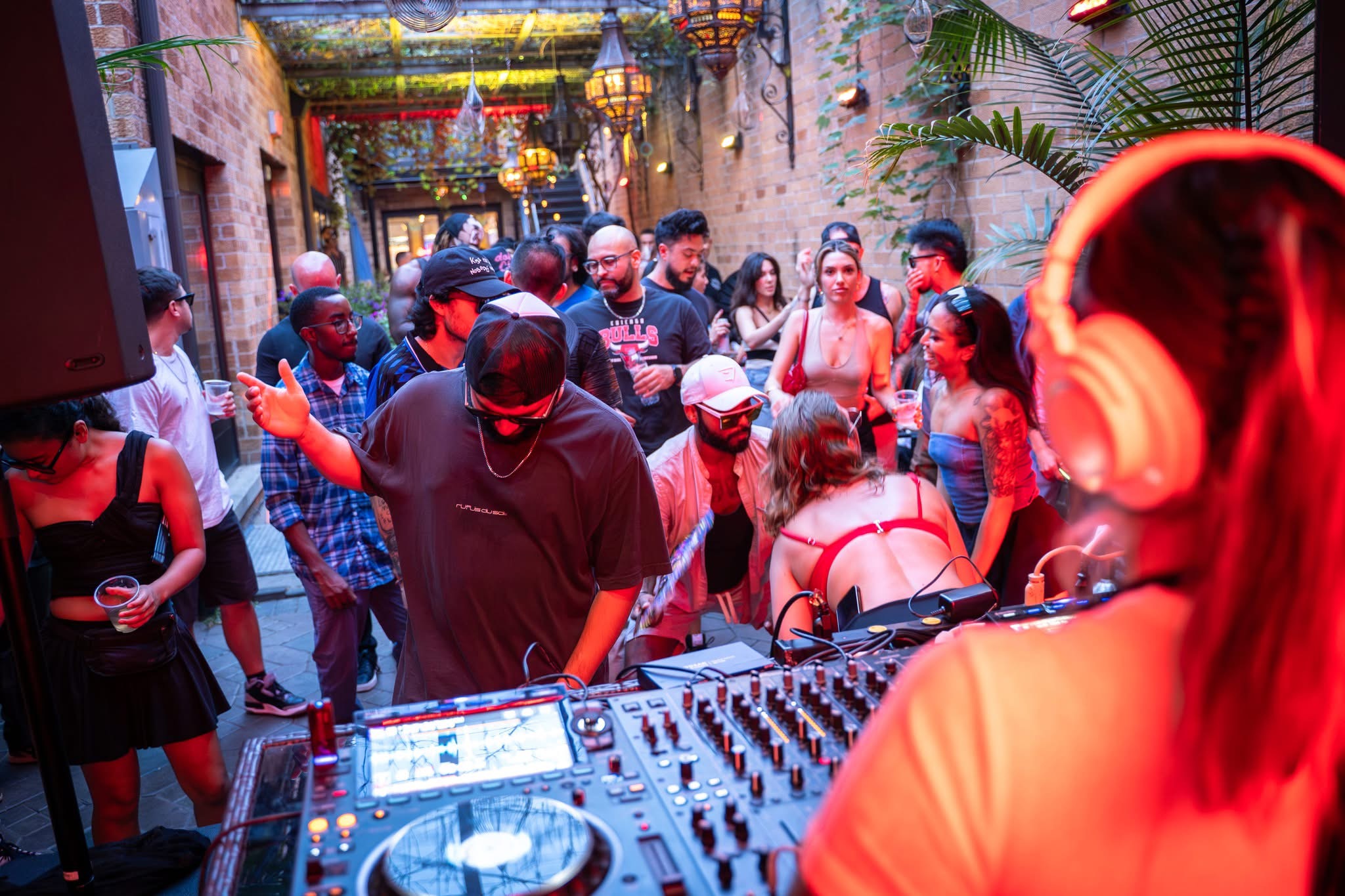 Live DJ Set in Masada’s Outdoor Courtyard