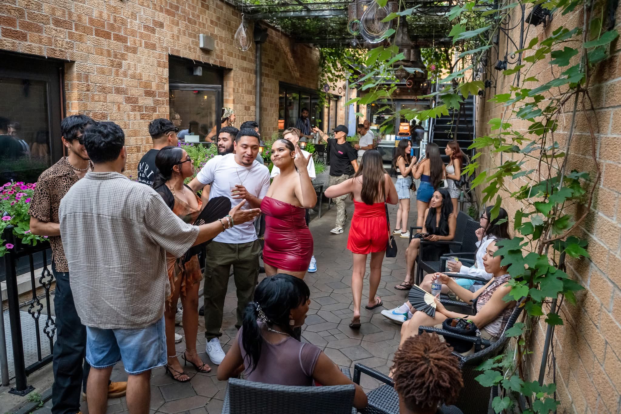 Masada Nightclub Chicago Courtyard Celebration