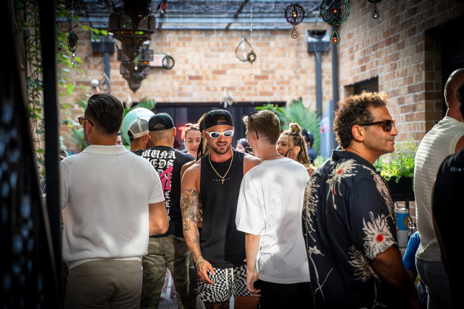 Masada Nightclub Chicago Courtyard Party