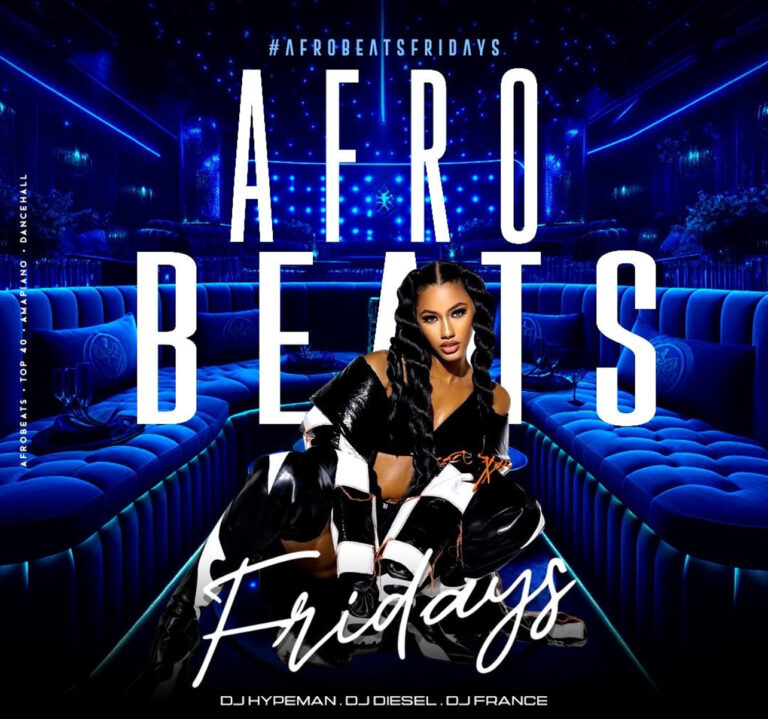 Afrobeats Fridays is an electrifying night of music and dance at Masada Nightclub with the hottest tunes in Afrobeats, Amapiano, Dancehall, and RNB.
