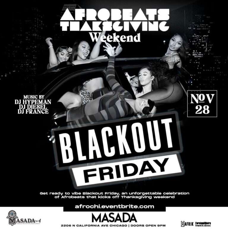 Afrobeast Blackout Friday at Masada Nightclub