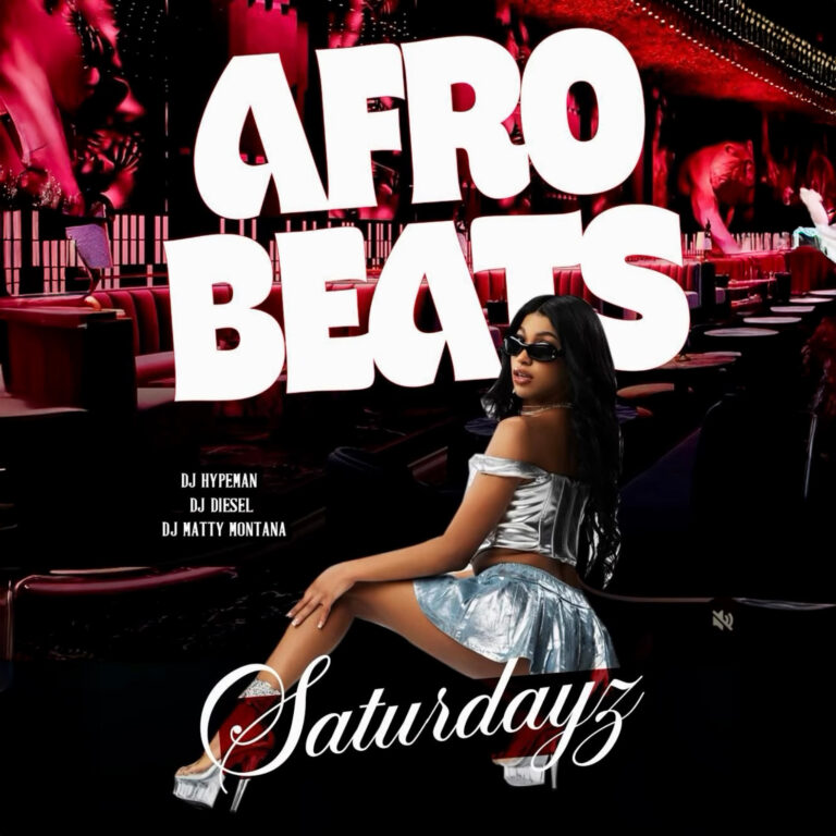 Afrobeats Saturdays: is an electrifying night of music and dance at Masada Nightclub with the hottest tunes in Afrobeats, Amapiano, Dancehall, and RNB.