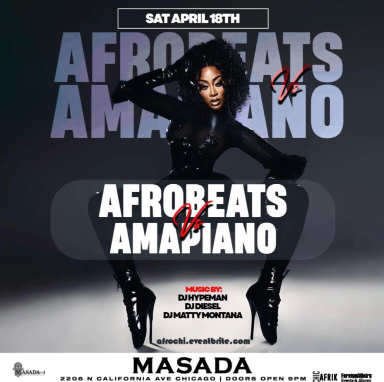 Afrobeats Saturdays: is an electrifying night of music and dance at Masada Nightclub with the hottest tunes in Afrobeats, Amapiano, Dancehall, and RNB.