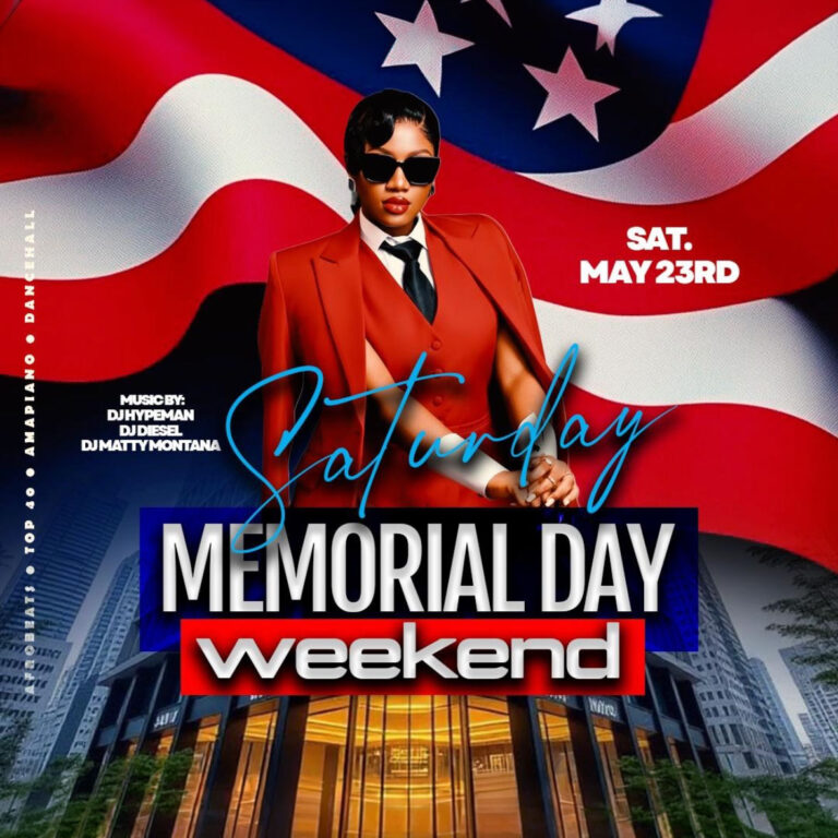 AFROBEATS SATURDAYZ: Memorial Day Weekend Edition