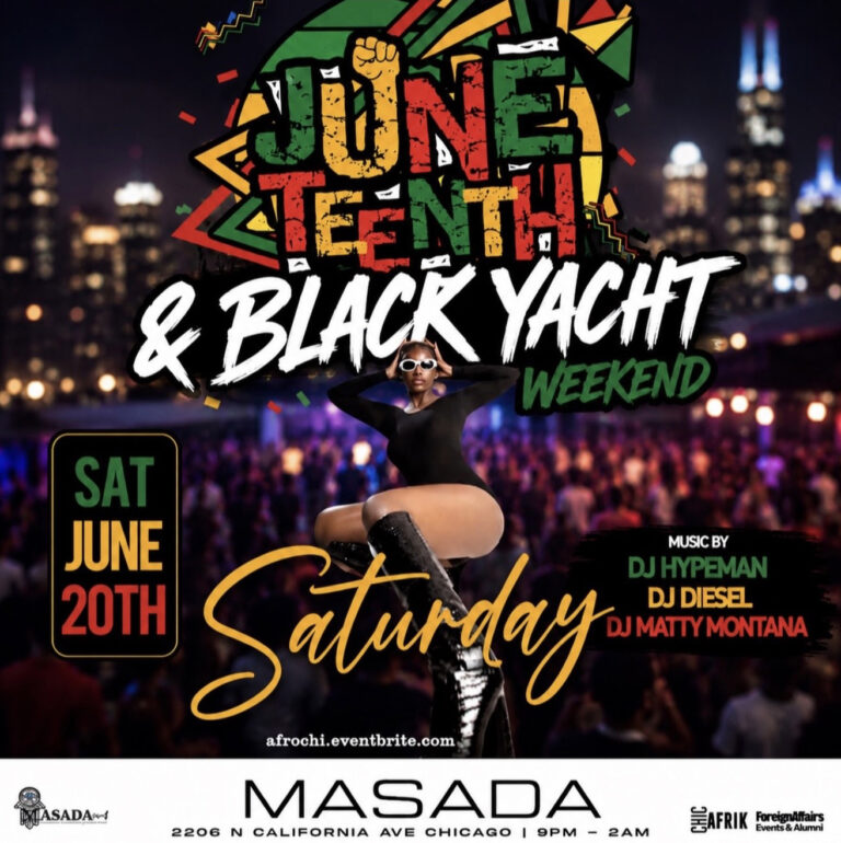 Afrobeats Saturdays, Juneteenth Black Yacht Wkend Edition. Enjoy the hottest tunes in Afrobeats, Amapiano, Dancehall, and RNB   HYPEMAN | DIESEL | MONTANA
