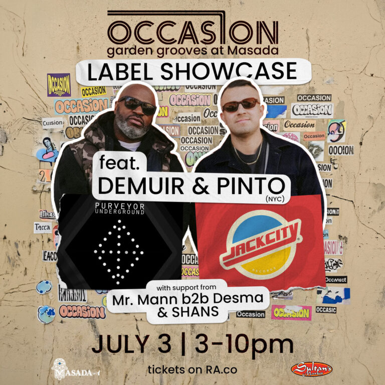 Occassio Garden Grooves Label Showcase at Masada Nightclub, feat. DEMIUR & PINTO
