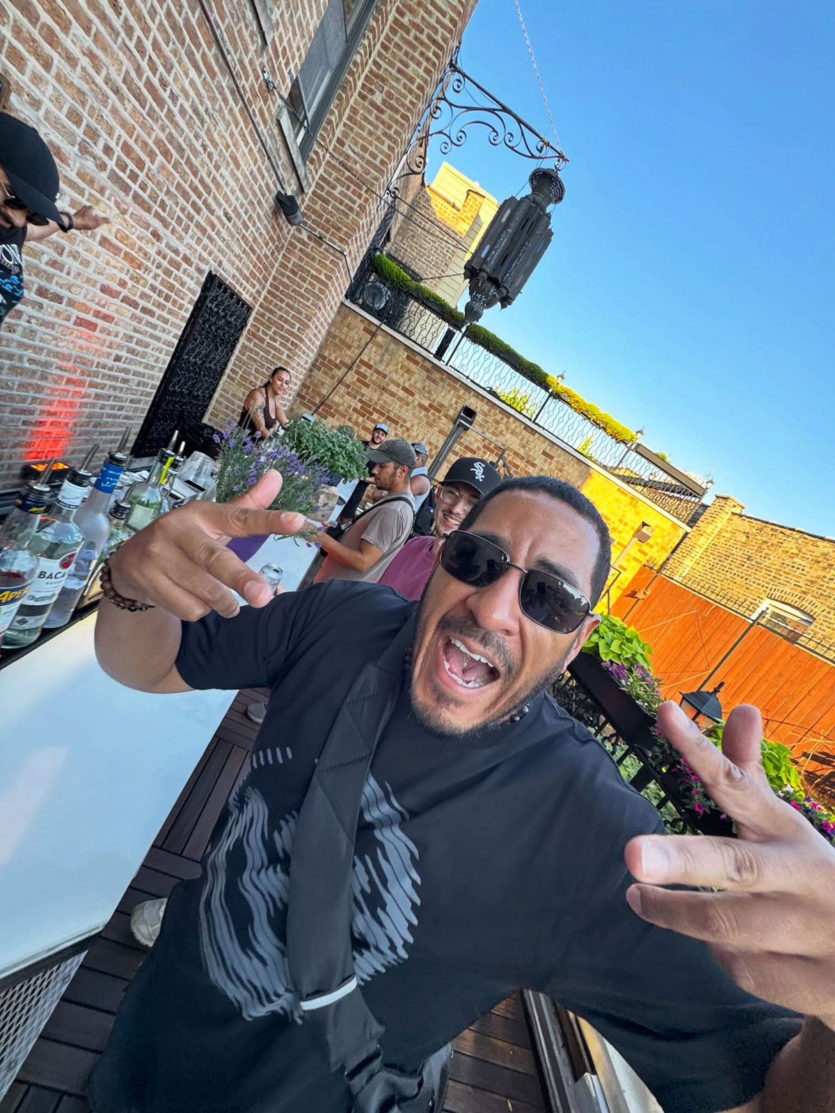 Chicago DJs at Industry Mondayz Rooftop Event