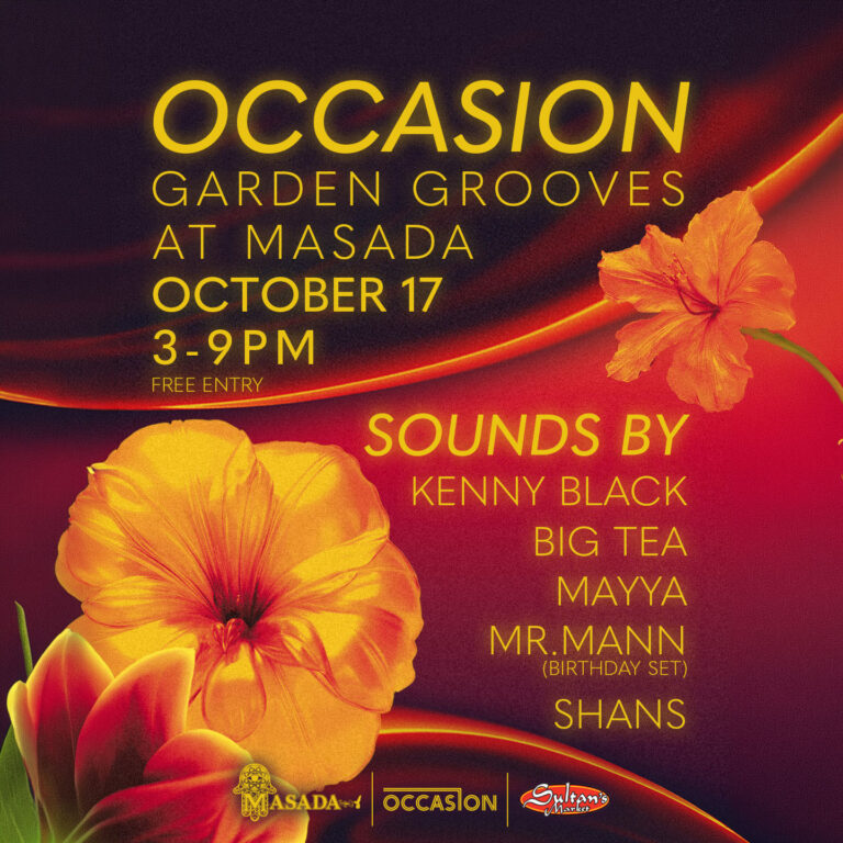 Occasion is BACK at Masada for the Summer '26 season finale of our Garden Grooves day party. Join us for another day of classic house grooves headlined by none other than Chicago legend & Smartbar resident DJ HEATHER & support from KENNY BLACK | BIG TEA | MAYYA | MR. MANN | SHANS
